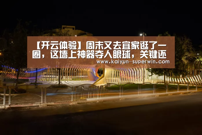 【开云体验】周末又去宜家逛了一圈,这墙上神器夺人眼球,关键还便宜(图4) 开云体验